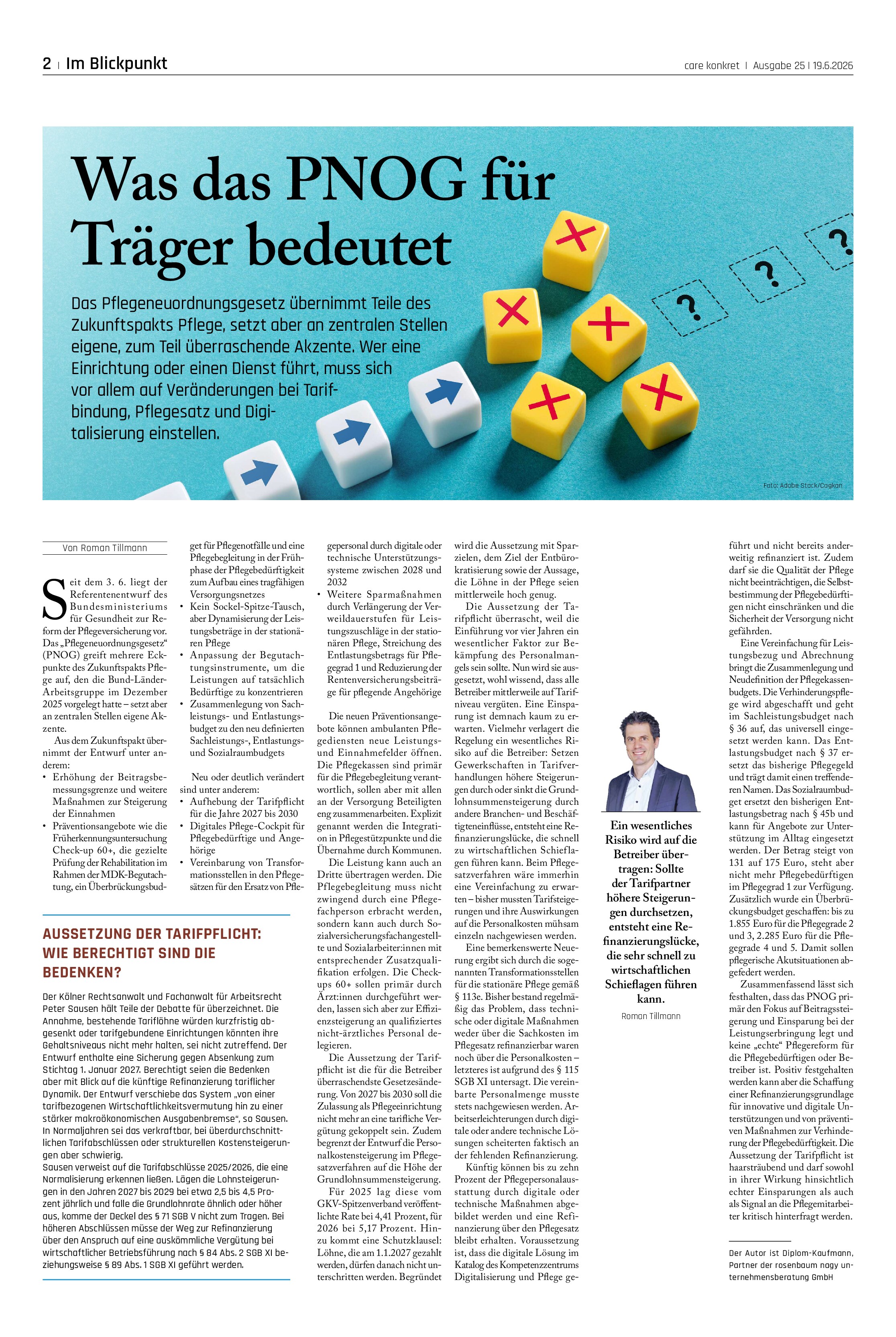 Vorschauseite 1: Was das PNOG für Träger bedeutet