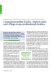 Vorschauseite 1: "Zusammenarbeit Küche, Gastronomie und Pflege muss professionell laufen"