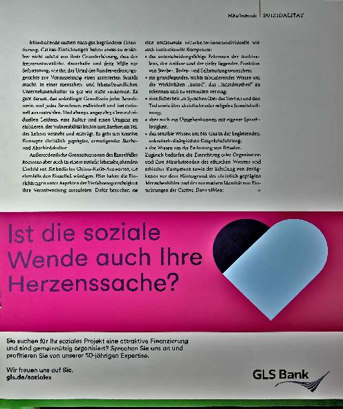 Vorschauseite 3: »Begleiten, als wäre es ein Sterbender - das könnte ich nicht! «