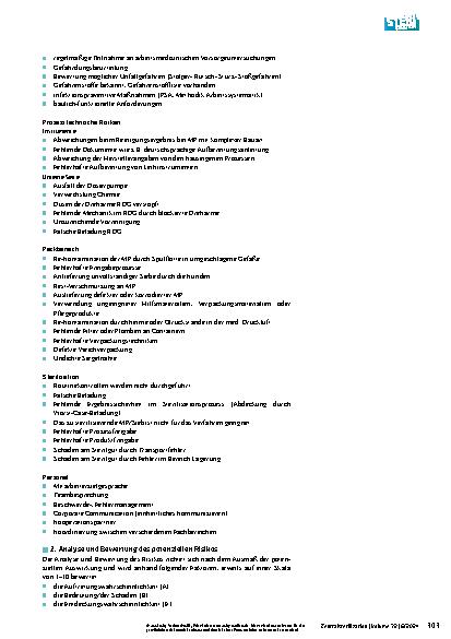 Vorschauseite 2: Risikomanagement in der AEMP