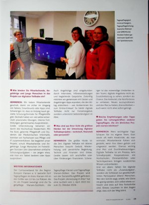 Vorschauseite 2: " Digitale Angebote als Chance sehen"