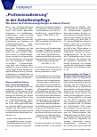 Vorschauseite 1: Professionalisierung in der Anästhesiepflege