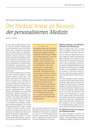 Vorschauseite 1: Der Medical Avatar als Baustein der personalisierten Medizin