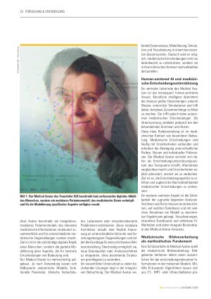 Vorschauseite 2: Der Medical Avatar als Baustein der personalisierten Medizin