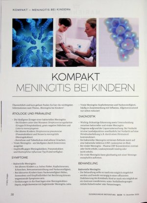 Vorschauseite 1: Kompakt Meningitis bei Kindern