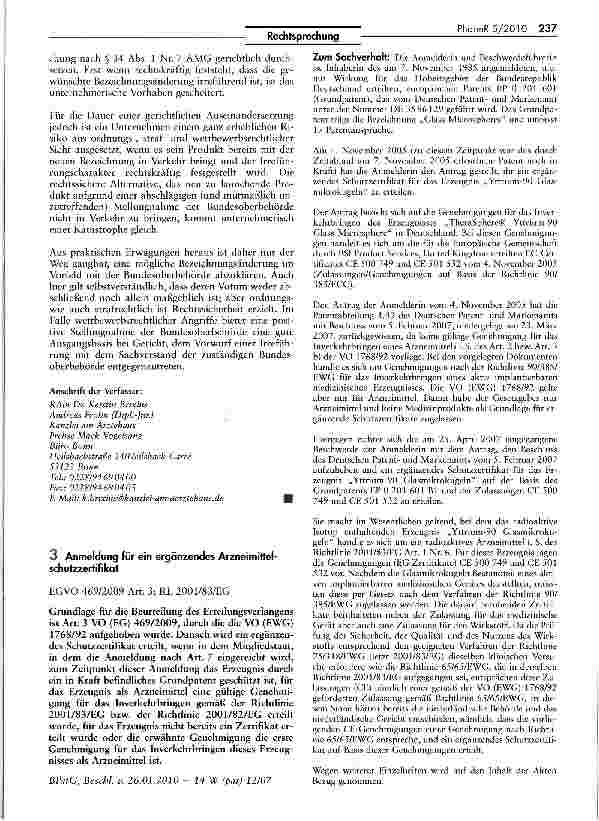 Vorschauseite 5: Zum Verbraucherverständnis bezüglich des Bestandteils „akut in der Arzneimittelbezeichnung