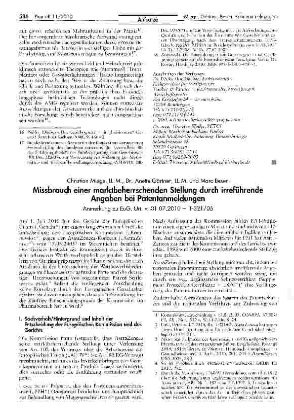 Vorschauseite 6: Nationale und europäische Rahmenbedingungen für Tissue Engineering