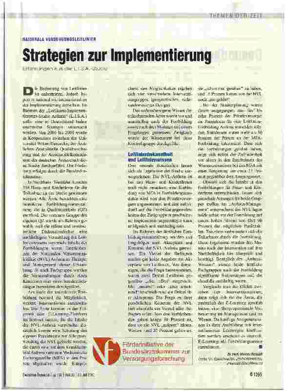 Vorschauseite 1: Strategien zur Implementierung