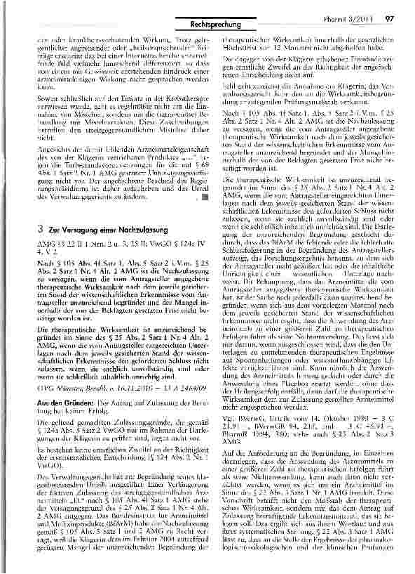 Vorschauseite 6: Abgrenzung Arzneimittel/Lebensmittel (Misteltee)AMG §§ 2 lila, 69 I 2 Nr. 1, 109a; ApBetrO § 25 Nr. 2