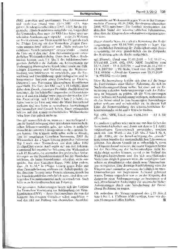 Vorschauseite 5: Abgrenzung Arzneimittel/Biozid-Produkt (Hautund Händedesinfektionsmittel)