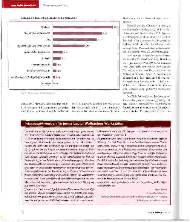 Vorschauseite 2: Sozialwirtschaft fischt im Web 2.0 nach Mitarbeitern