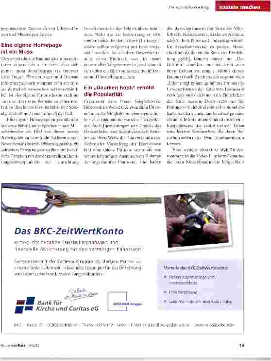 Vorschauseite 3: Sozialwirtschaft fischt im Web 2.0 nach Mitarbeitern