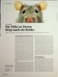 Vorschauseite 1: Die Nähe zu Tieren birgt auch ein Risiko.