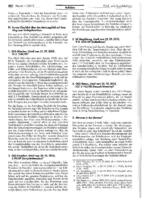 Vorschauseite 3: Produkthaftung auch bei Fehlerverdacht? Richtungsentscheidung des EuGH erwartet