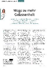 Vorschauseite 1: Wege zu mehr Gelassenheit