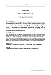 Vorschauseite 1: Älter und COVID-19