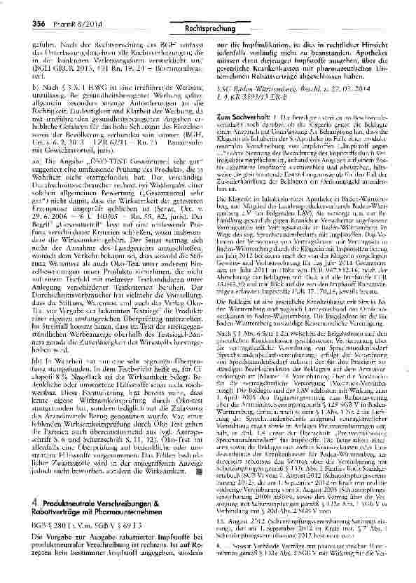 Vorschauseite 3: Werbung für ein nicht verschreibungspflichtiges Arzneimittel mit dem Hinweis „ÖKO-TEST Gesamturteil sehr gut ZPO § 927; UWG § 5; WasG HE $$ lls 3; HWG § 11 I I Nr. 2