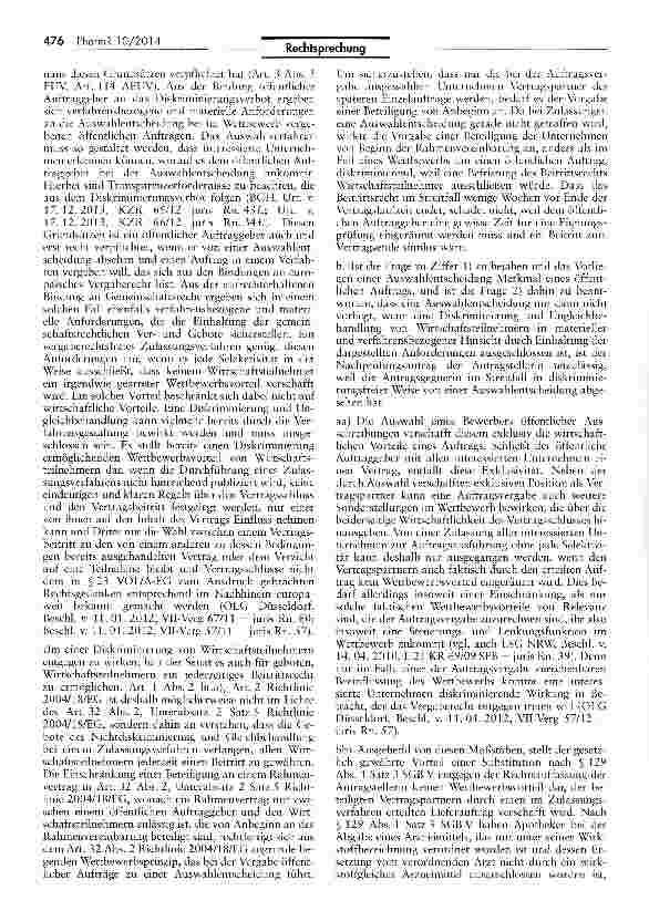 Vorschauseite 5: Zur Frage der öffentlichen Vergabe im Sinne der Richtlinie 2004/18/EG (Open-House Modell) AEUV Art. 267; RL 2004/18/EG Art. 1 II lit. a)
