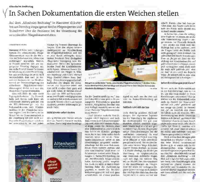 Vorschauseite 1: In Sachen Dokumentation die ersten Weichen stellen