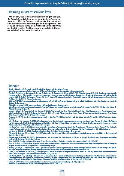 Vorschauseite 5: Zum Nutzen von Betreuungsangeboten in der stationären Langzeitpflege: Eine Befragung zur Identifikation von Einsatzpotentialen von Videospielen