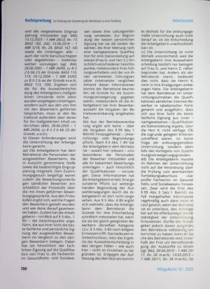 Vorschauseite 4: Zur Ersetzung der Zustimmung des Betriebsrats zu einer Einstellung