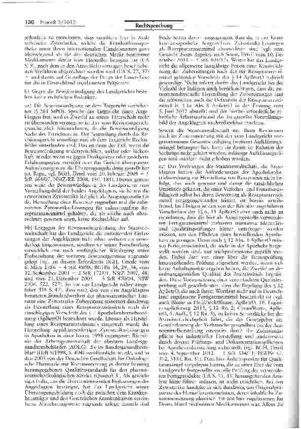 Vorschauseite 4: Falsche Herkunftskennzeichnung bei Fertigarzneimitteln