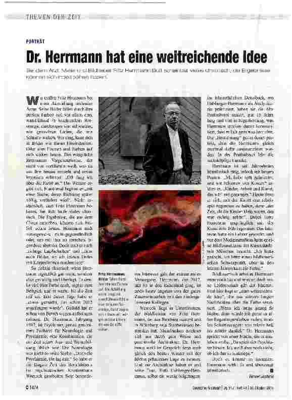 Vorschauseite 1: Dr. Herrmann hat eine weitreichende Idee