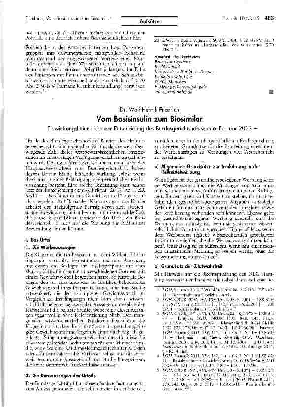 Vorschauseite 4: Zur Frage der Wirtschaftlichkeit einer Polypille in der GKV