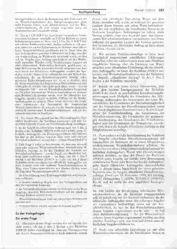 Vorschauseite 4: Abschluss von Rabattverträgen für Arzneimittel mit dem Wirkstoff Mesalazin