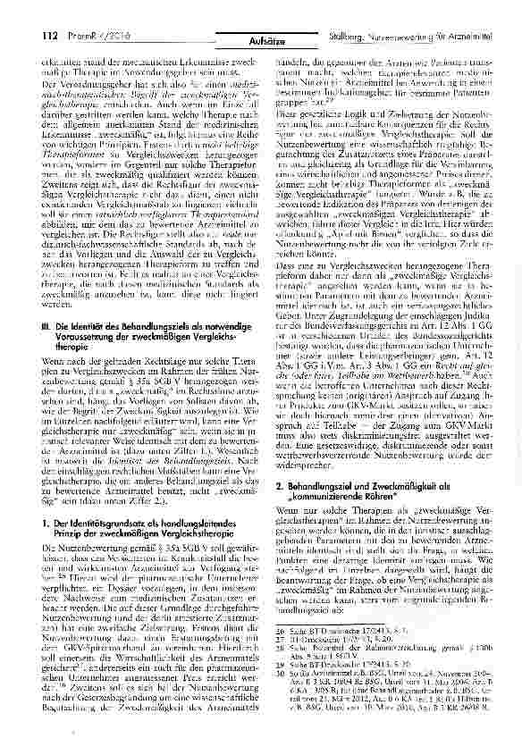 Vorschauseite 4: Solisten als Gegenstand der frühen Nutzenbewertung für Arzneimittelgemäß § 35a SGB V?