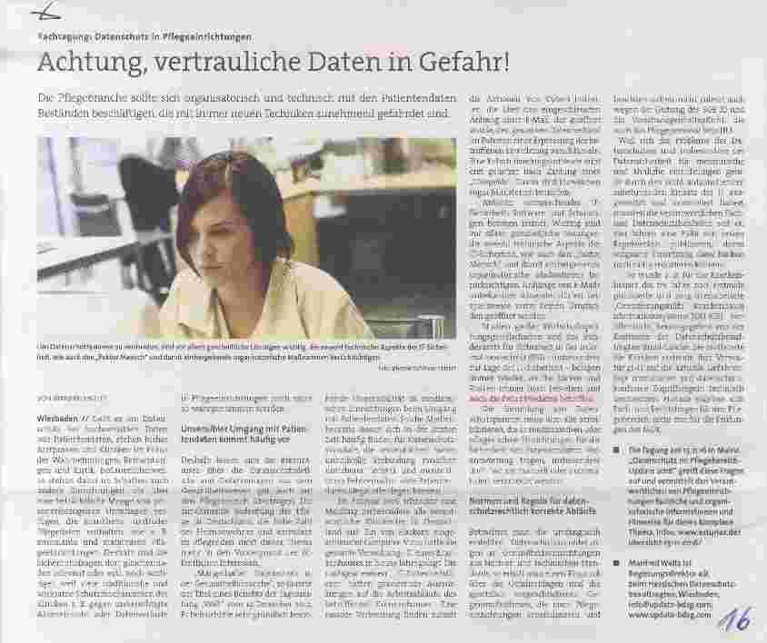 Vorschauseite 1: Achtung, vertrauliche Daten in Gefahr!