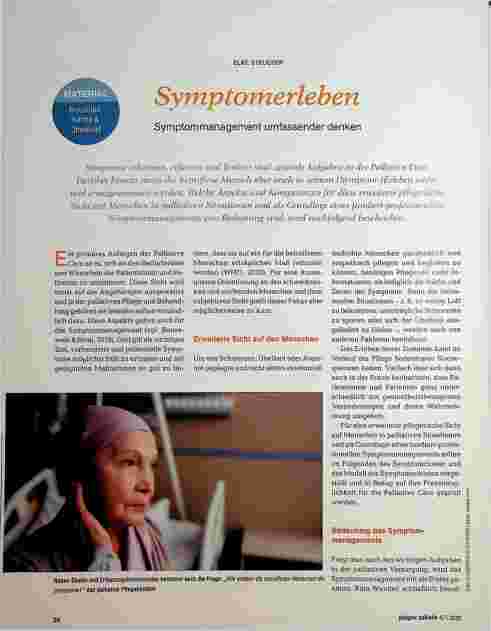 Vorschauseite 1: Symptomerleben Symptommanagement umfassender denken