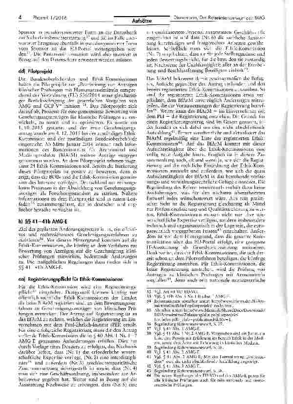 Vorschauseite 4: Ein erster Schritt — Der Referentenentwurf des BMG