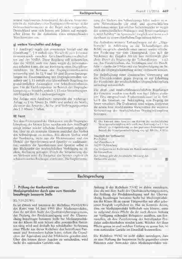 Vorschauseite 1: Prüfung der Kanfarmität van Medizinpradukten durch eine vam Hersteller beauftragte benannte Stelle