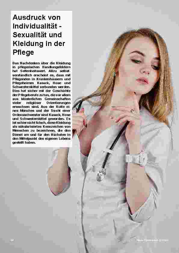 Vorschauseite 1: Ausdruck von Individualität - Sexualität und Kleidung in der Pflege