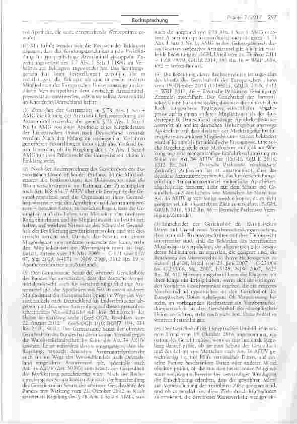 Vorschauseite 5: Ausloben und Gewähren von Zuwendungen für den Bezug von Arzneimitteln Freunde werben Freunde