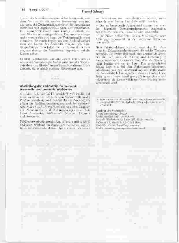 Vorschauseite 3: Neue Verordnungen zur Überprüfung der Voraussetzungen für dieKassenvergütung von Arzneimitteln