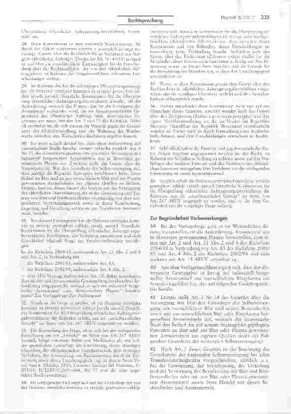 Vorschauseite 4: Verdingungsunterlagen eines öffentlichen Auftrags für aus Plasma gewonnene Arzneimittel