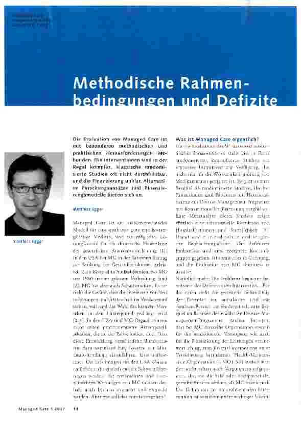 Vorschauseite 1: Methodische Rahmenbedingungen und Defizite