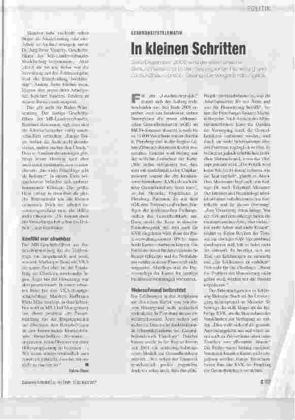 Vorschauseite 1: In kleinen Schritten