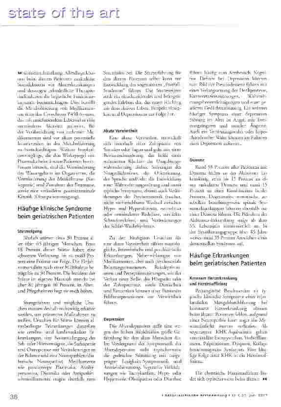 Vorschauseite 4: Der geriatrische Patient