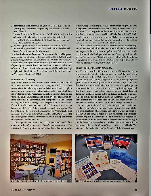 Vorschauseite 2: Informieren, schulen und beraten