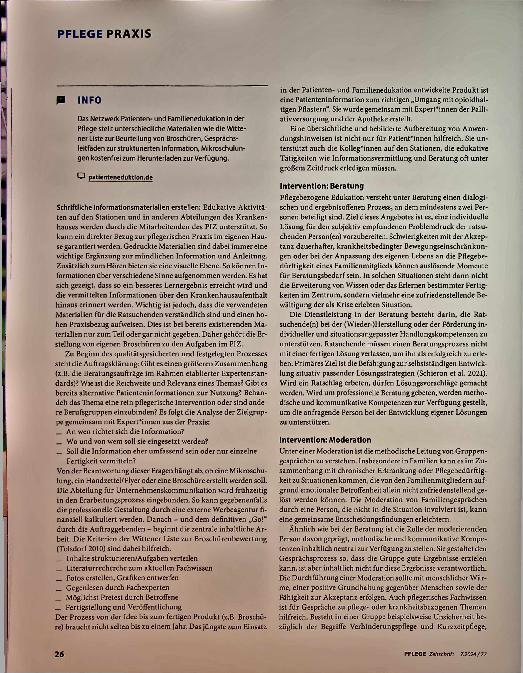 Vorschauseite 3: Informieren, schulen und beraten