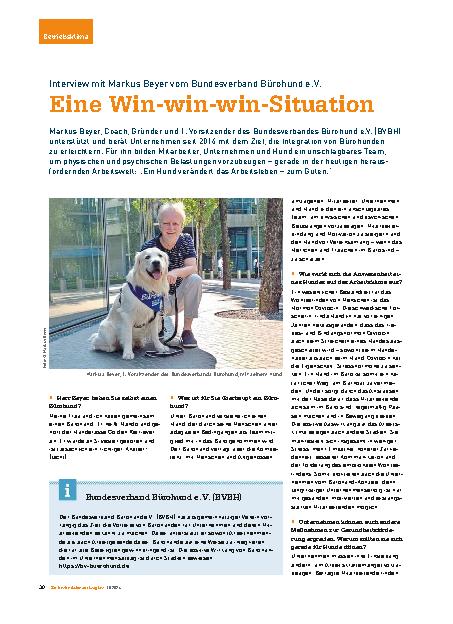 Vorschauseite 1: Eine Win-win-win-Situation