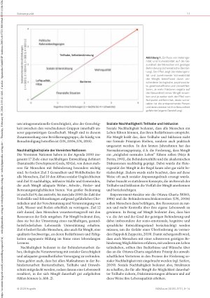 Vorschauseite 3: Nachhaltigkeit und Gesundheit in der Behindertenarbeit