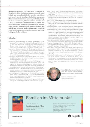 Vorschauseite 6: Nachhaltigkeit und Gesundheit in der Behindertenarbeit