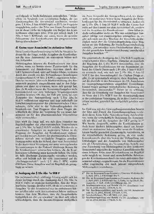 Vorschauseite 4: Zusatznutzenbewertung für stationär eingesetzte Arzneimittel?