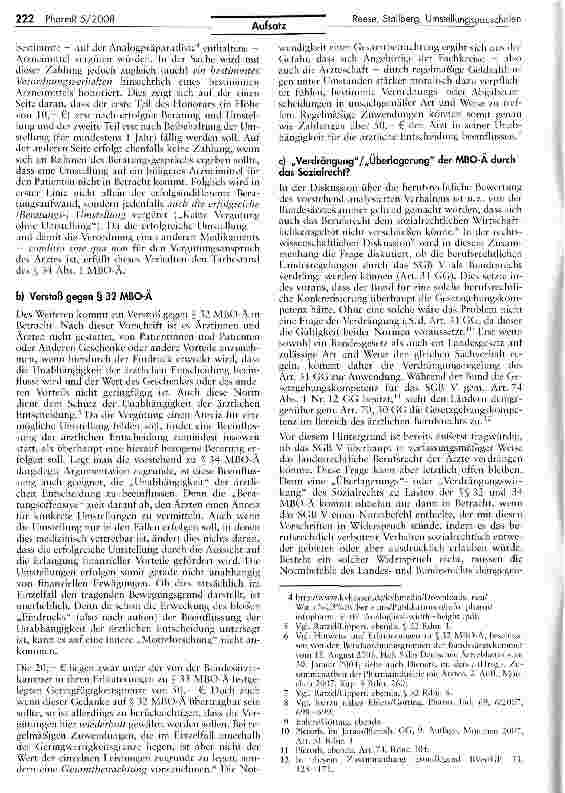 Vorschauseite 2: Zur rechtlichen Bewertung von Umstellungspauschalen