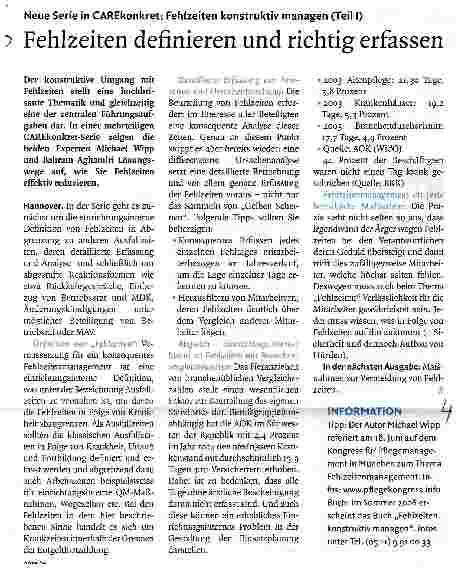 Vorschauseite 1: Fehlzeiten definieren und richtig erfassen