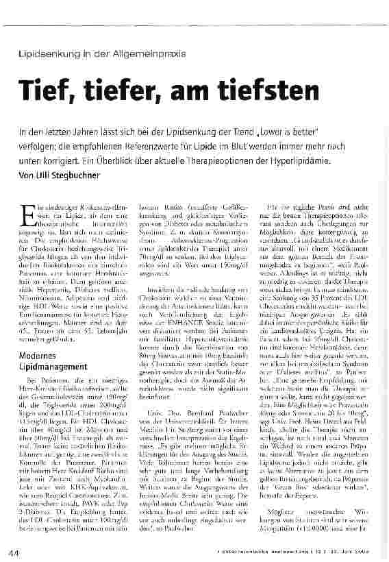 Vorschauseite 1: Tief, tiefer, am tiefsten